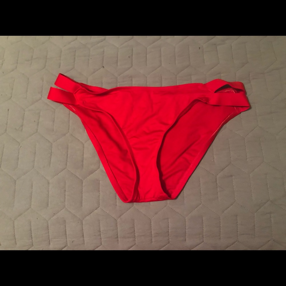 Red swim bottoms